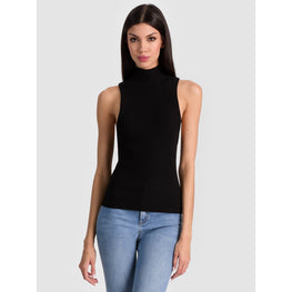 Women Darcey Novelty Ribbed Tank - Black [價格已含稅]