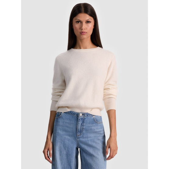 Women Carolee Crewneck Pullover - White, Multi [價格已含稅]
