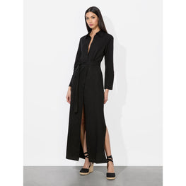 Women Chassidy Maxi Shirt Dress - Black [價格已含稅]