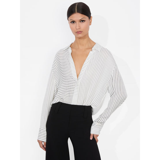 Women Dimitra Ovsz Hi Lo Btn Dwn Shirt - White [價格已含稅]