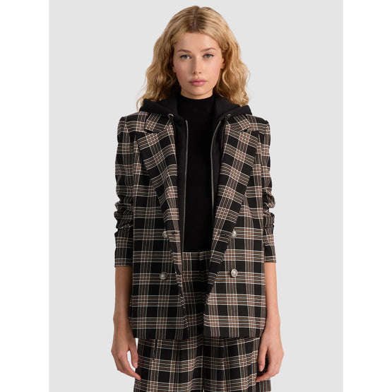 Women Jordan Blazer Removable Hoodie - Black/Multi [價格已含稅]
