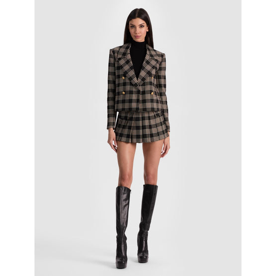 Women Avery Dbl Breasted Blazer - Black/Multi [價格已含稅]