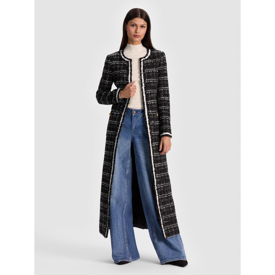 Women Kidman Long Jacket Trim - Black/Multi [價格已含稅]
