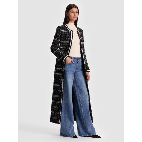 Women Kidman Long Jacket Trim - Black/Multi [價格已含稅]