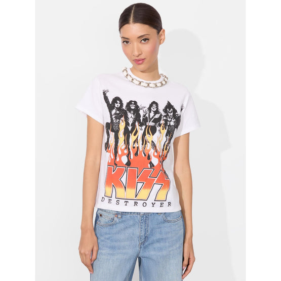 Women Miller Embell Neck Boyfriend Tee - Multi [價格已含稅]