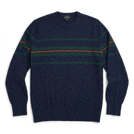 Men Knitted Pullover - Nvy Donegal Chest Tripe [價格已含稅]