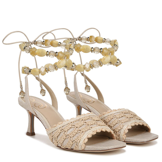 Women Pamela Sandal - Linen Se/Light Natur [價格已含稅]