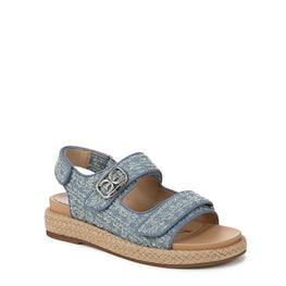 Women Arlo Strappy Sandal - Montrose Blue Raffia [價格已含稅]