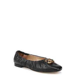 Women Marlowe Flat - Black Leather [價格已含稅]