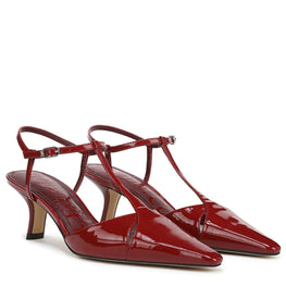 Women Briella Ankle Strap Pump - Deep Scarlet [價格已含稅]