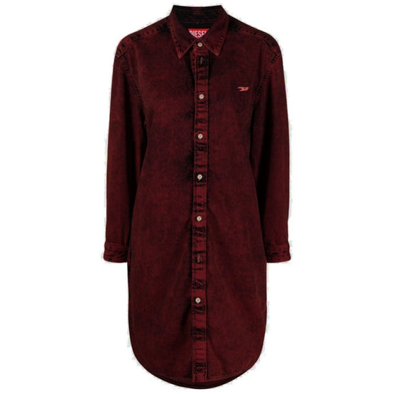 Women Cl-De-Davis-L Dress - Rosso