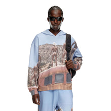 Men Pr-S-Nlabel-Hood-Hvb Sweat-Shirt - Light Blue