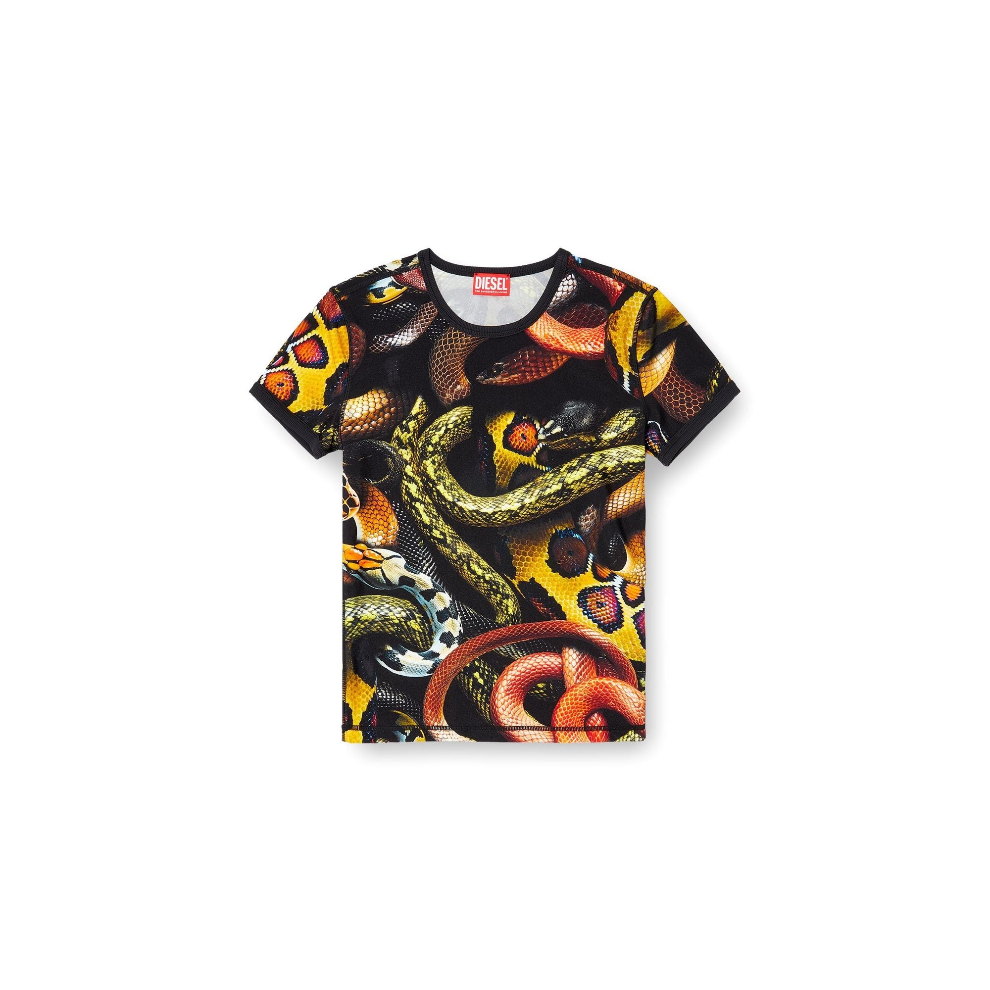 Men Cl-T-Uncle-Snake T-Shirt - Black Multi