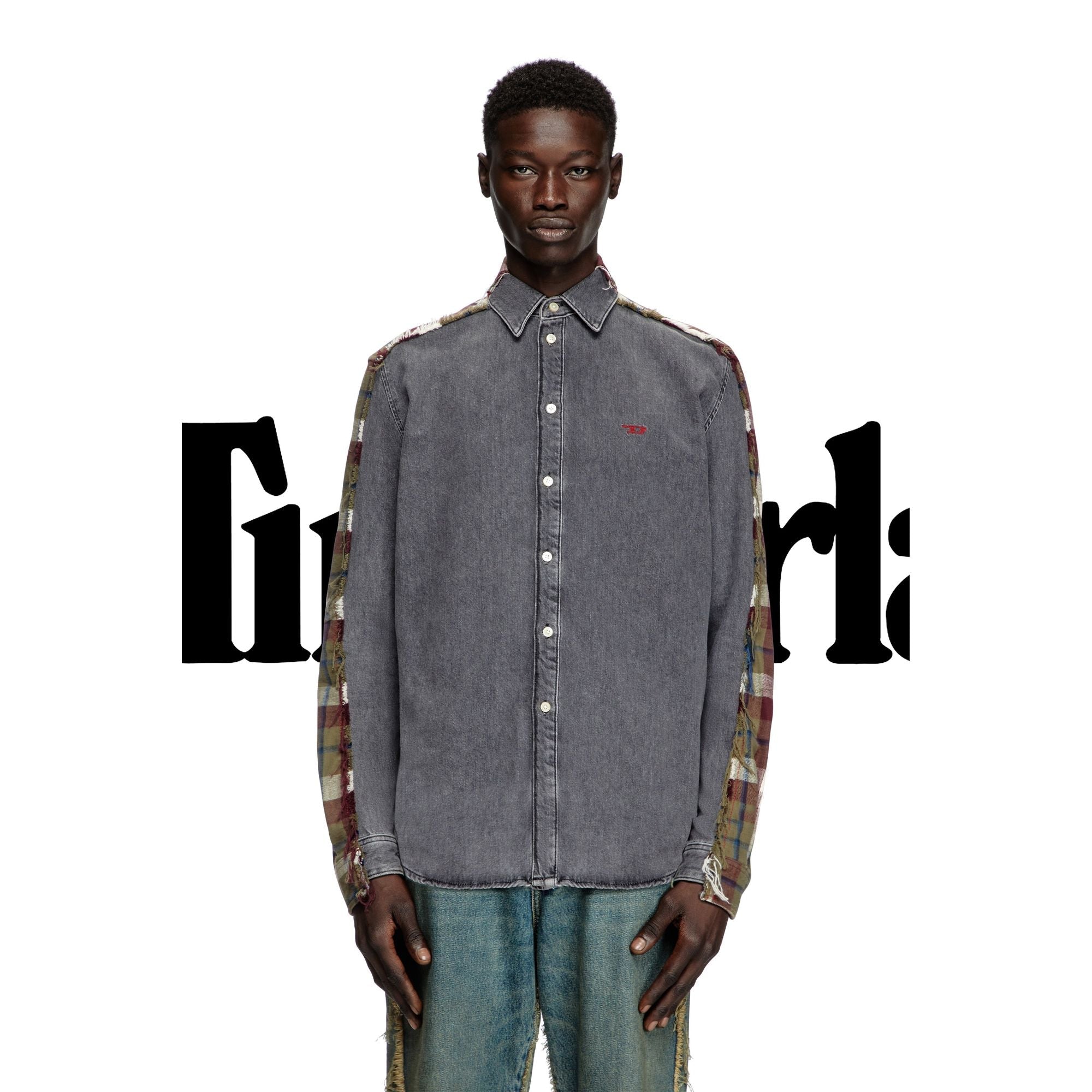 Men Dl-7A-T Shirt - Grey Multi
