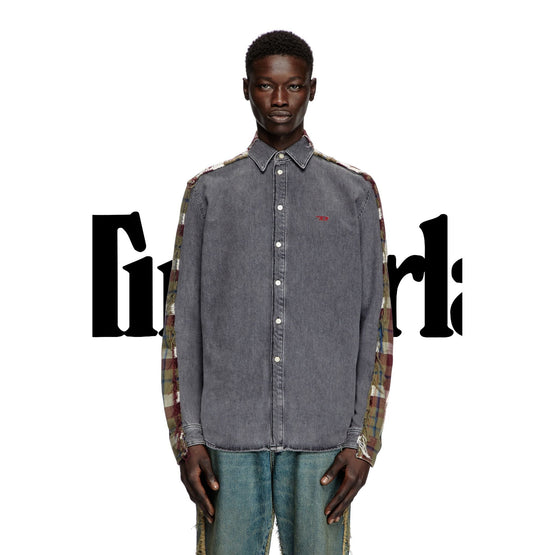 Men Dl-7A-T Shirt - Grey Multi