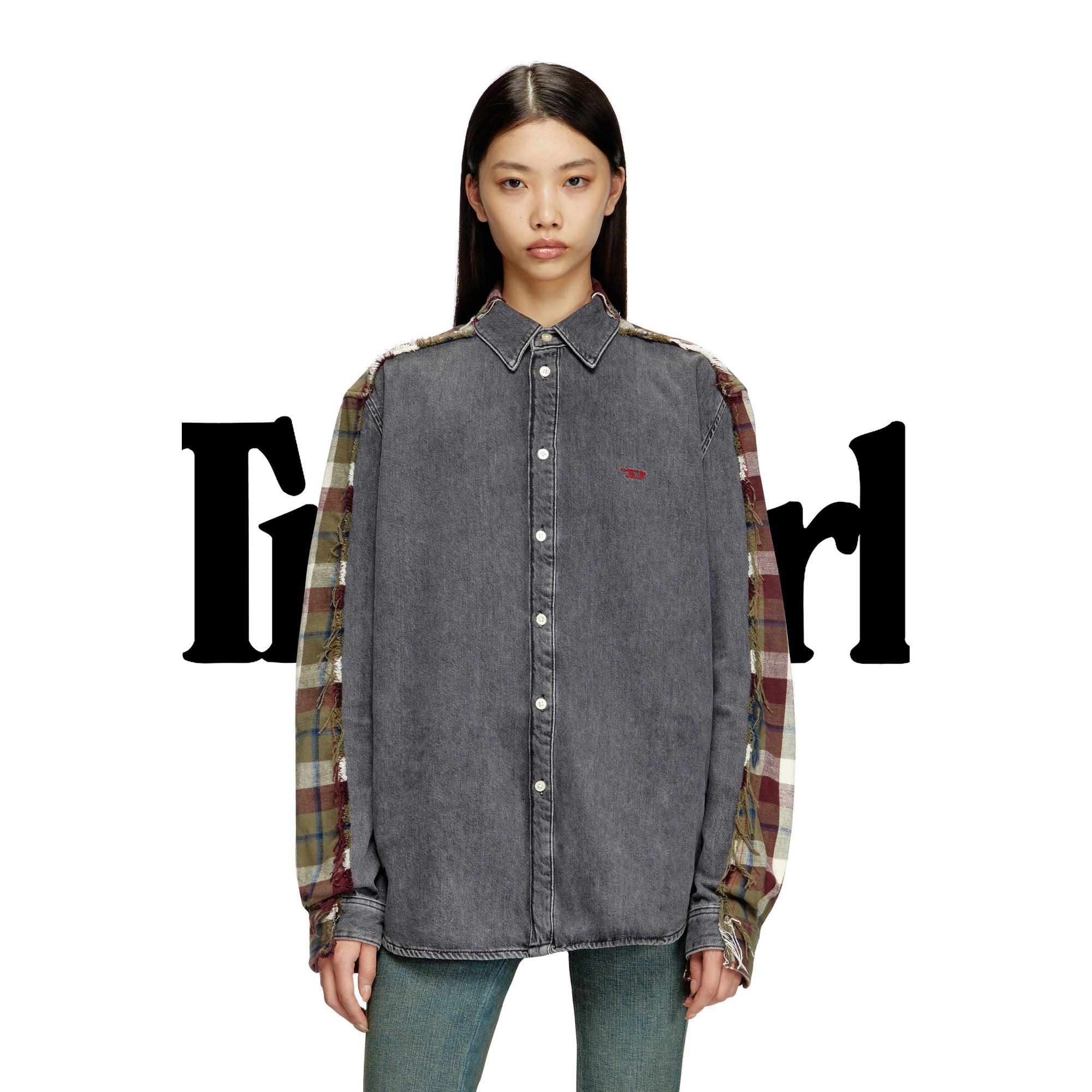 Men Dl-7A-T Shirt - Grey Multi