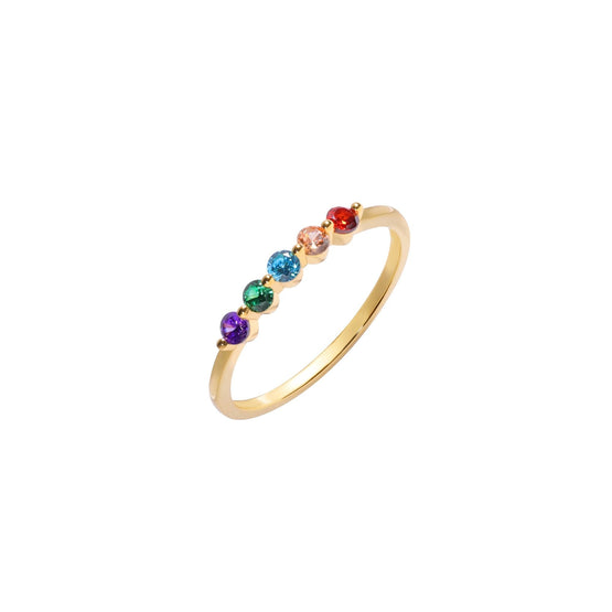 Classy Clippy - Rainbow Radiance Ring