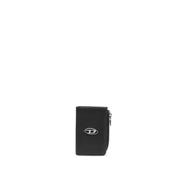 Men L-Zip Key Wallet - Black