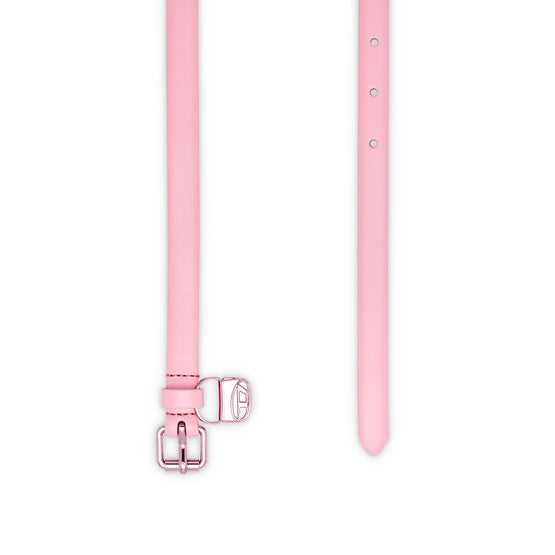 Women Diesel Logo B-Charm Hip Belt - Pink Marshmallow