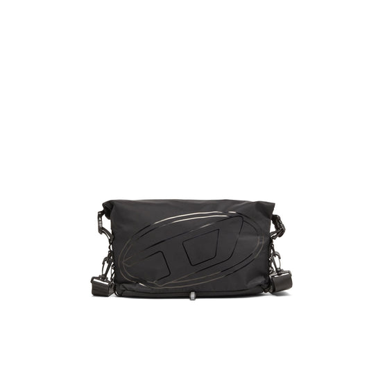 Men Drape Crossbody Cross Bodybag - Black