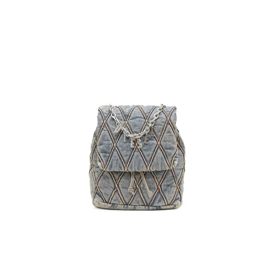 Women Charm-D Backpack S - Blue Dirty Wash