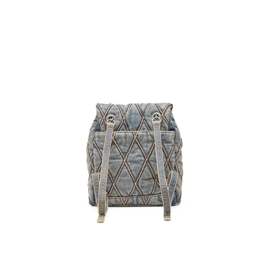 Women Charm-D Backpack S - Blue Dirty Wash
