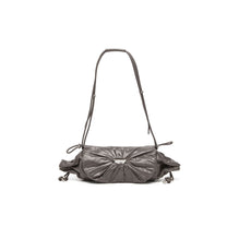 Women Scrunch-D Shoulder M Shoulder Bag - Gunmetal