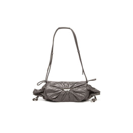 Women Scrunch-D Shoulder M Shoulder Bag - Gunmetal