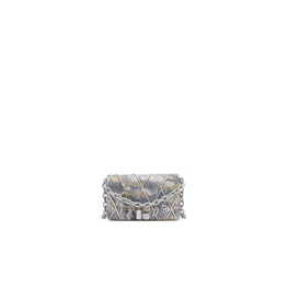 Women Charm-D Wallet Strap Wallet - Camu Beige/Silver