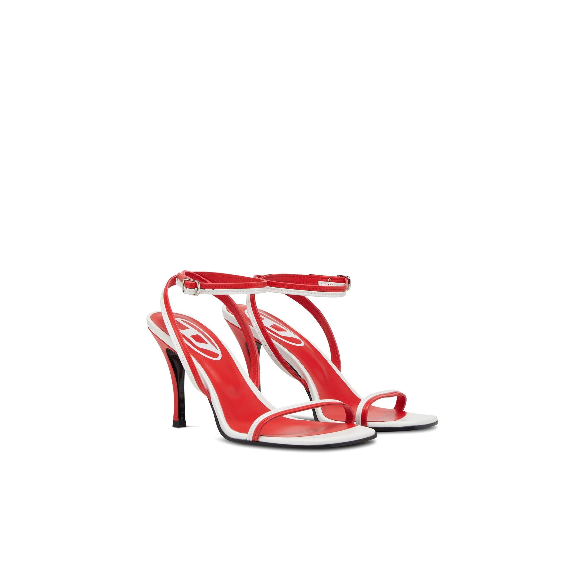 Women Alhena Sa-Alhena Sandals - Flame Scarlet/White