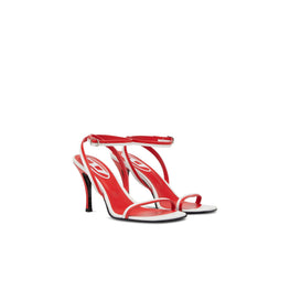 Women Alhena Sa-Alhena Sandals - Flame Scarlet/White