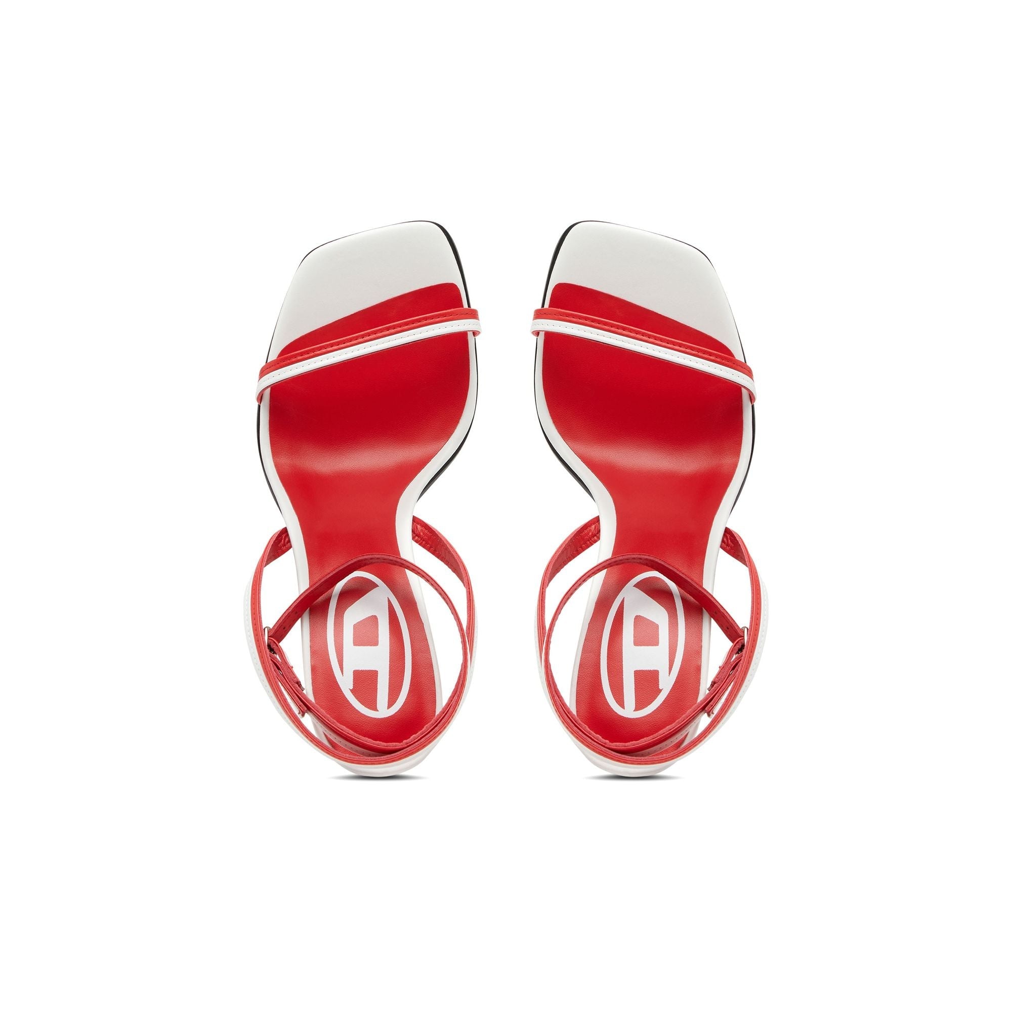 Women Alhena Sa-Alhena Sandals - Flame Scarlet/White