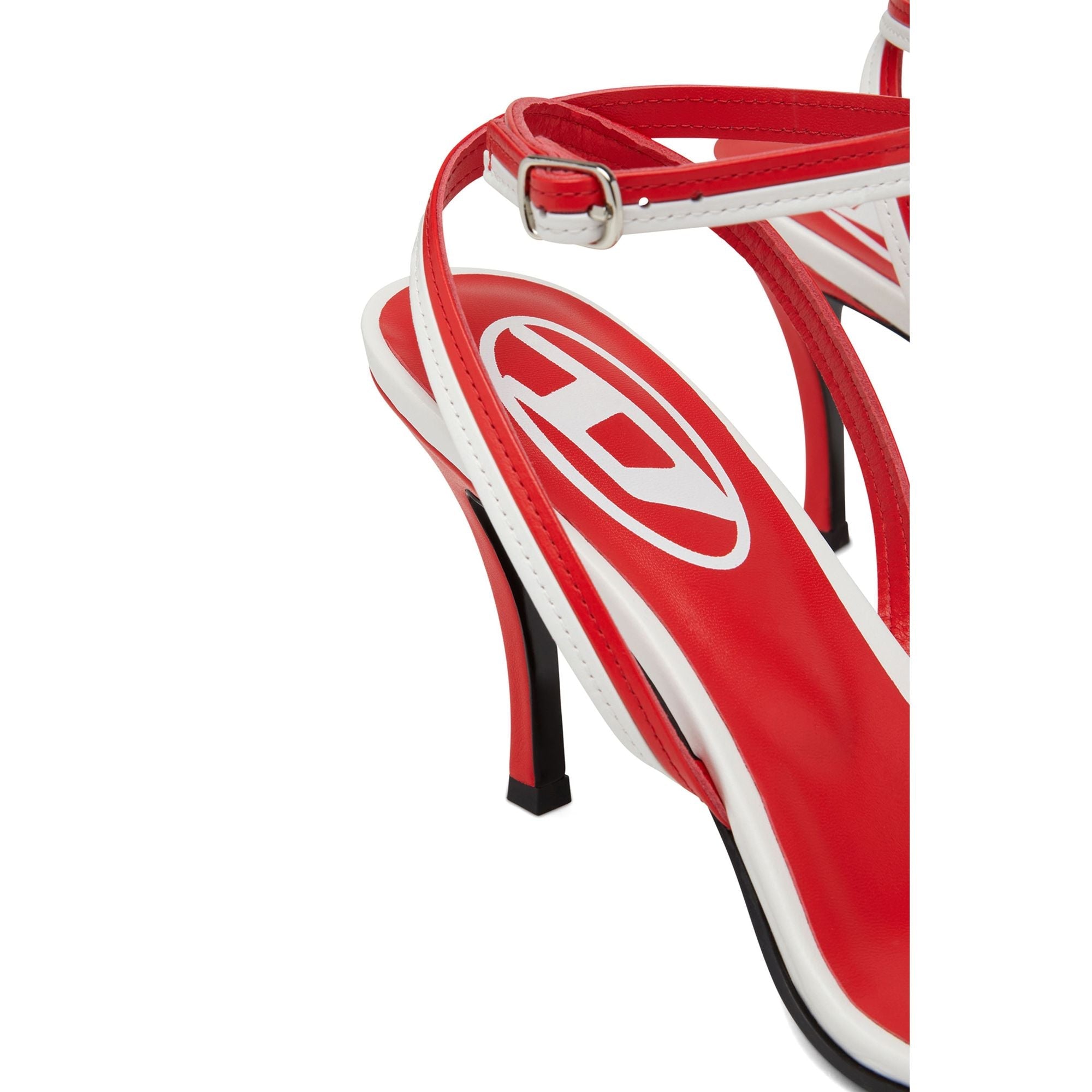 Women Alhena Sa-Alhena Sandals - Flame Scarlet/White