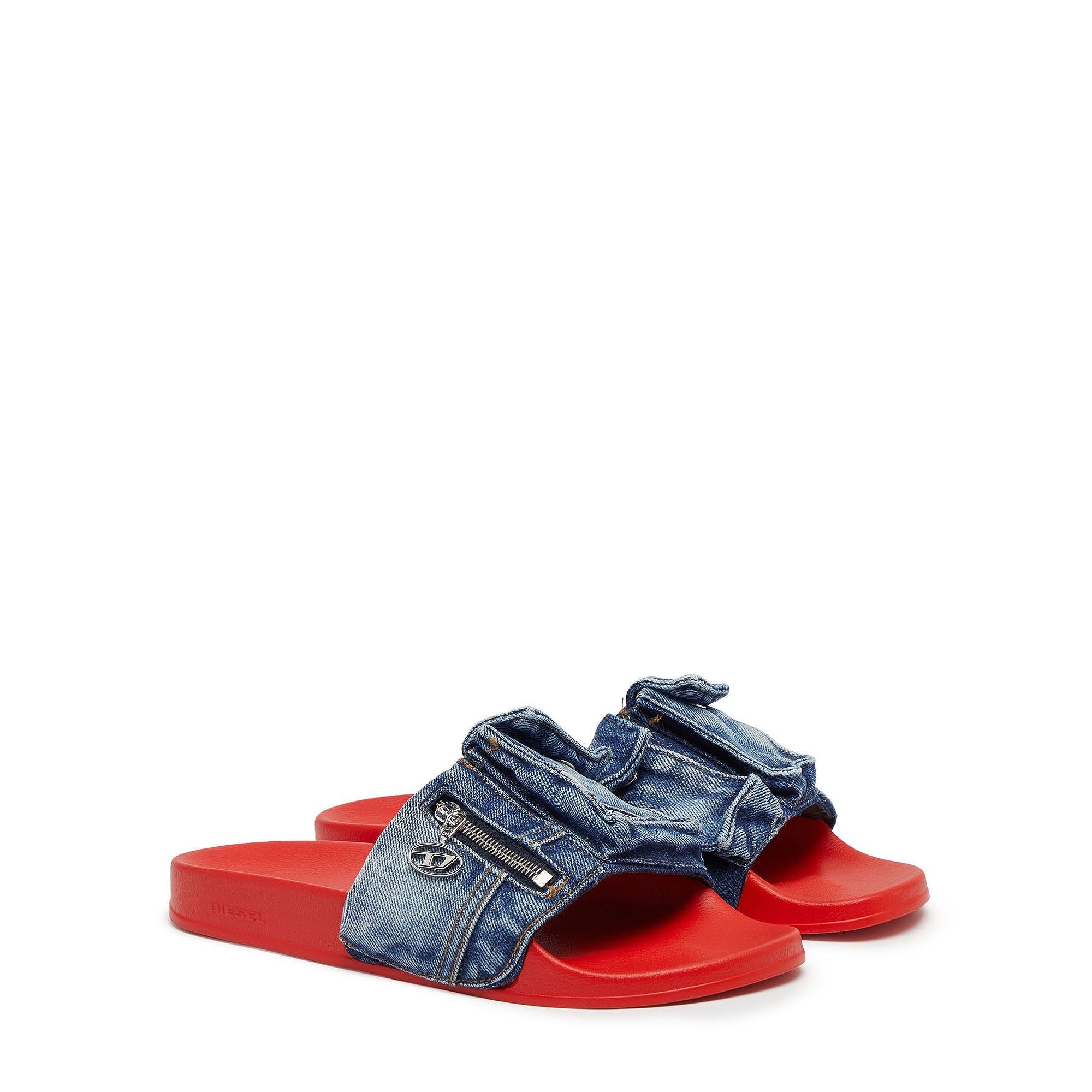 Men Mayemi Sa-Mayemi Pk Sandals - Red/Indigo