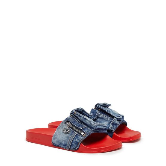 Men Mayemi Sa-Mayemi Pk Sandals - Red/Indigo