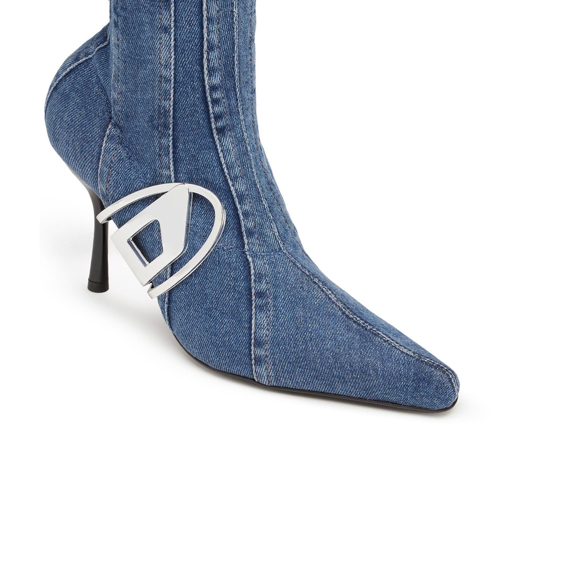 Women D-Eclipse Bt C Boots - Washed Denim