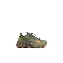 Men D-Cage Runner Sneakers - Orange Peel/Iguana/Ivy Green/Dark Olive